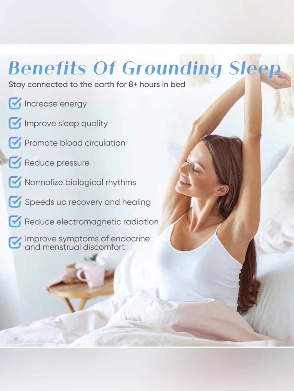 Queen Grounding Sheet in Gray